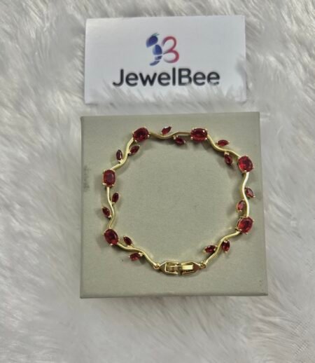 18k Gold Plated Viral Tulip Bracelet