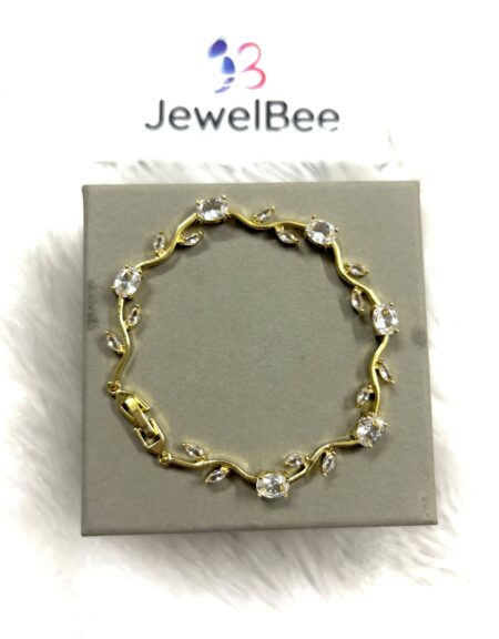 18k Gold Plated Viral Tulip Bracelet