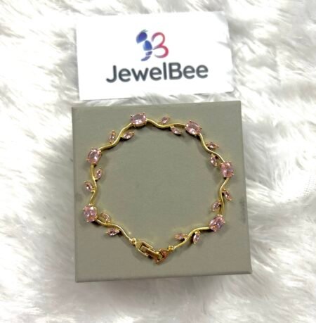 18k Gold Plated Viral Tulip Bracelet
