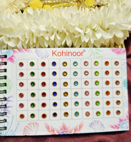 Premium Stone Bindi Book - Kundan Stone