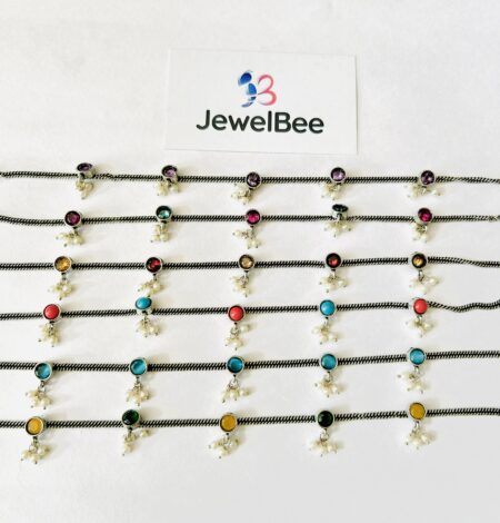 Janaki Anklet- Oxidised Anklet