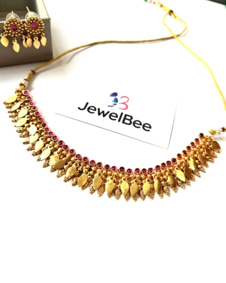 Premium Non Idol Antique Ruby Stone Elakathali