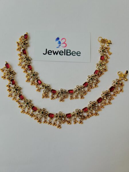 Traditional Antique Pallavi Anklet