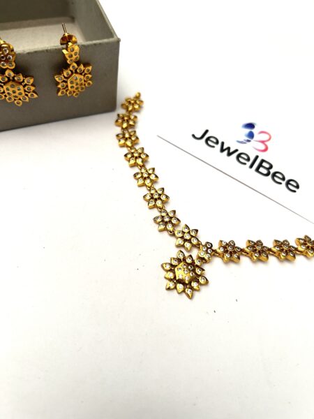 Premium AD stone Jyothi Necklace set