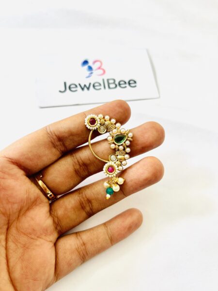 Marathi Nath with American Diamonds